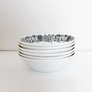 Vintage Manitou by Grindley bowls (set of 6)